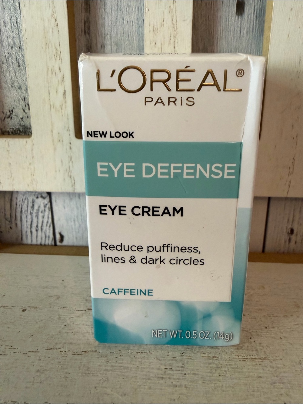 L'Oréal Paris Eye Defense Under Eye Cream w/ Caffeine 0.5 oz Puffiness/Dark